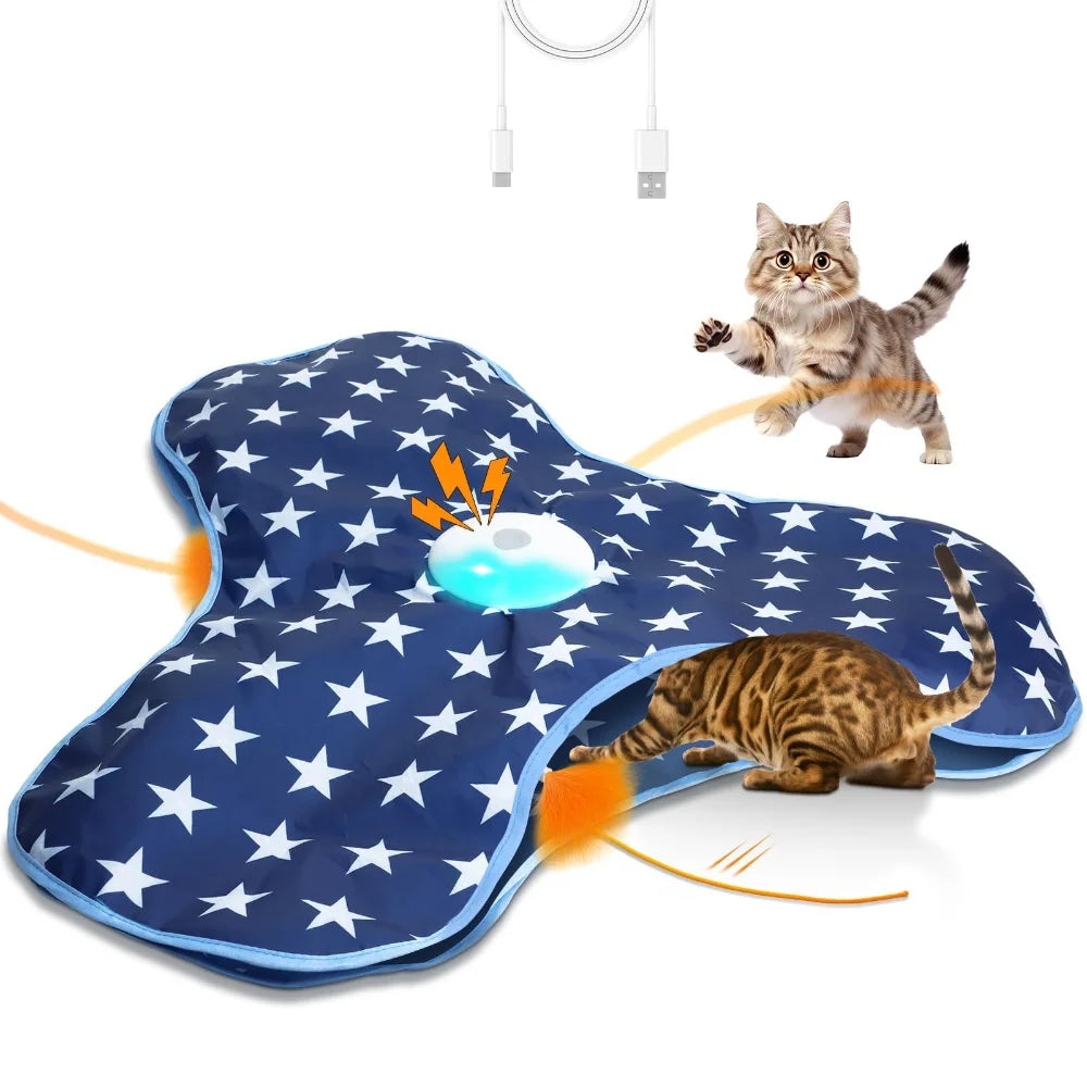 BRAVIX FeralPlay — Smart Hide & Seek Cat Toy