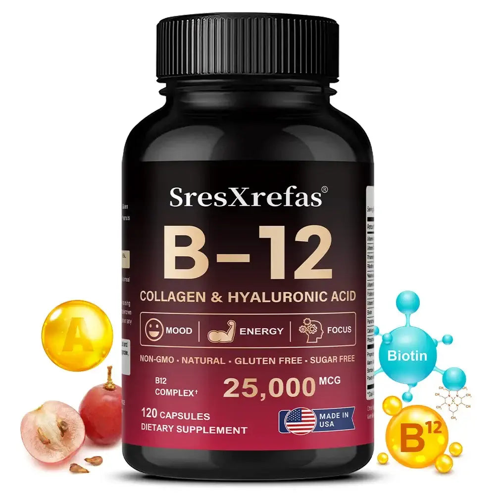 BRAVIX EnergyB12 - Energy, Mood & Immune Support Formula
