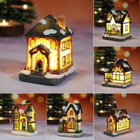 BRAVIX HolidayGlow – Mini Christmas House LED Night Light, Home & Bedroom Holiday Decoration