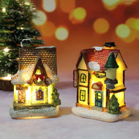 BRAVIX HolidayGlow – Mini Christmas House LED Night Light, Home & Bedroom Holiday Decoration