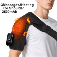 BRAVIX HeatRelief – Electric Shoulder Massager with Heating Pad & Vibration Therapy, Thermal Support Brace