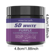 BRAVIX PurpleGlow – Purple Teeth Whitening Powder, Sulfate-Free Stain Removal & Color Correction, Portable for Daily Use