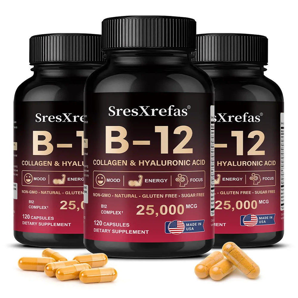 BRAVIX EnergyB12 - Energy, Mood & Immune Support Formula