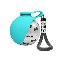 BRAVIX PawHydrate – 2-in-1 Portable Dog Water Bottle, 285ML