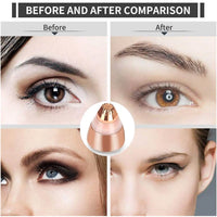 BRAVIX Precision – Facial Hair Remover Replacement Heads, Rose Gold