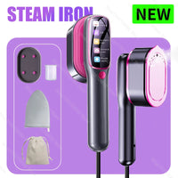 BRAVIX SteamPro – Handheld Garment Steamer, Portable Travel Steam Iron with 5-Speed Thermostat, 1200W