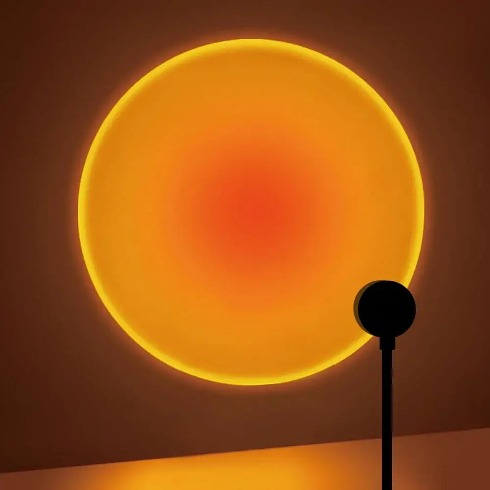 BRAVIX SunGlow – Sunset Projection Lamp, USB Atmosphere Light