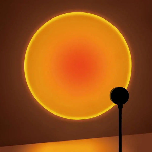 BRAVIX SunGlow – Sunset Projection Lamp, USB Atmosphere Light