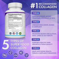 BRAVIX Collagen5 – Hydrolyzed Multi-Type Collagen for Skin, Hair, Nails & Joints