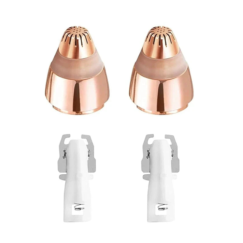 BRAVIX Precision – Facial Hair Remover Replacement Heads, Rose Gold