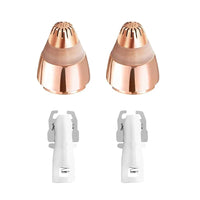 BRAVIX Precision – Facial Hair Remover Replacement Heads, Rose Gold