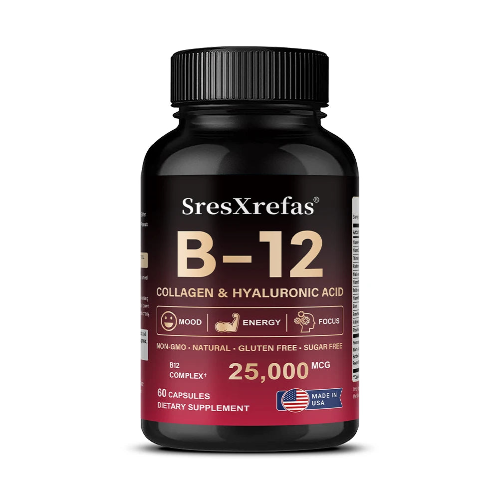 BRAVIX EnergyB12 - Energy, Mood & Immune Support Formula