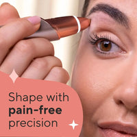BRAVIX Precision – Facial Hair Remover Replacement Heads, Rose Gold