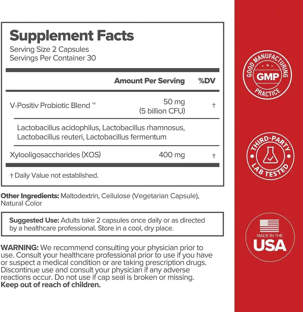 BRAVIX FloraBalance – Vaginal Probiotics for pH Balance & Odor Control