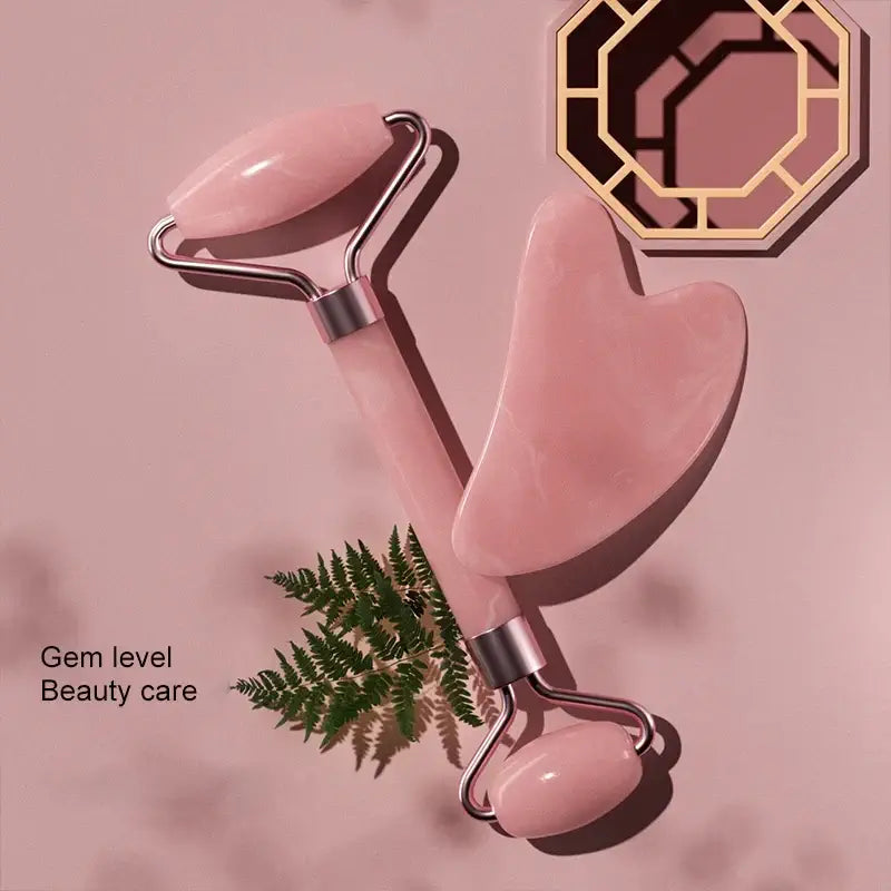 BRAVIX GuaSha Pro – Facial Massage Roller for Face, Neck & Eye