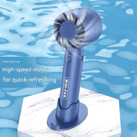 BRAVIX TurboBreeze – Portable Handheld Mini Fan, USB Rechargeable