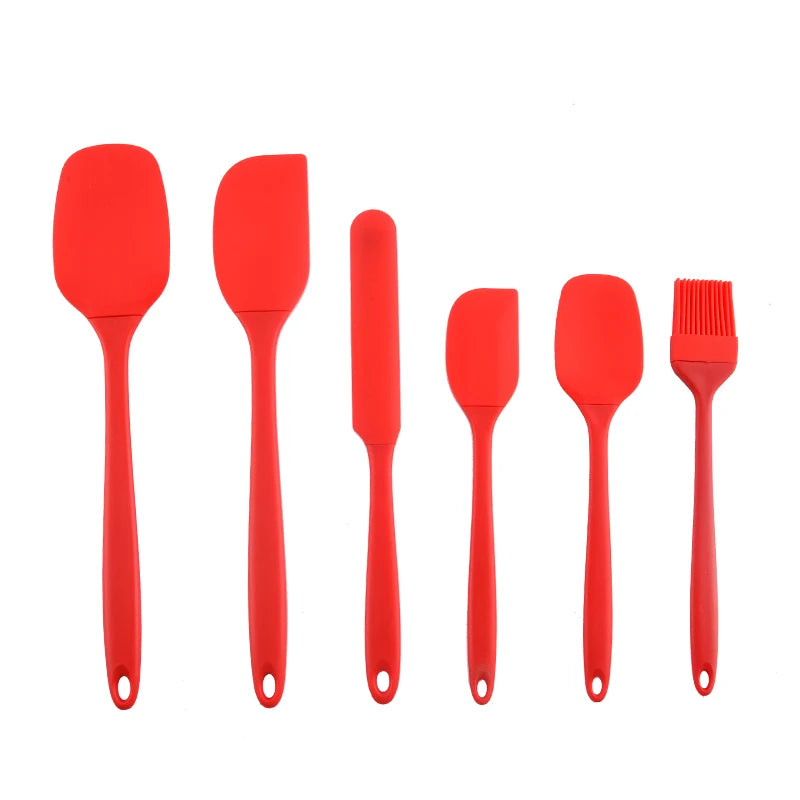 BRAVIX ChefCraft – 6-Piece Silicone Kitchen Utensil Set