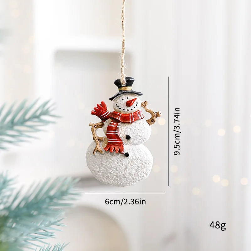 BRAVIX FestiveCharm – Resin Christmas Tree Pendant Ornaments, DIY Handmade Jewelry & Home Decor