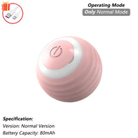 BRAVIX PlayChase – Automatic Rolling Cat Ball Toy, Interactive Electric Pet Toy with Faux Tail