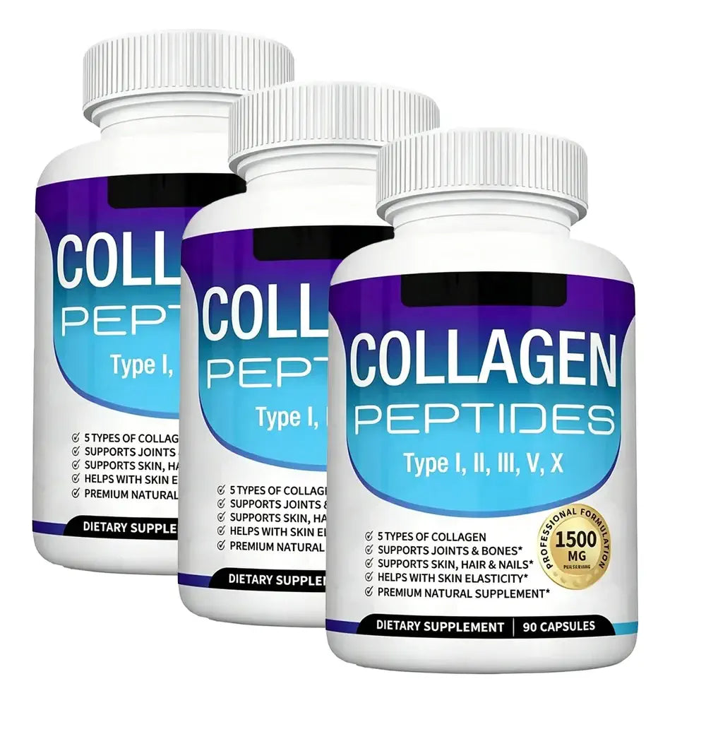 BRAVIX Collagen5 – Hydrolyzed Multi-Type Collagen for Skin, Hair, Nails & Joints