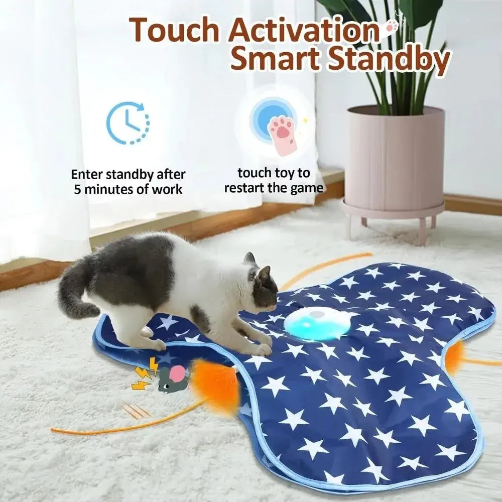 BRAVIX FeralPlay — Smart Hide & Seek Cat Toy