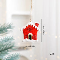 BRAVIX FestiveCharm – Resin Christmas Tree Pendant Ornaments, DIY Handmade Jewelry & Home Decor