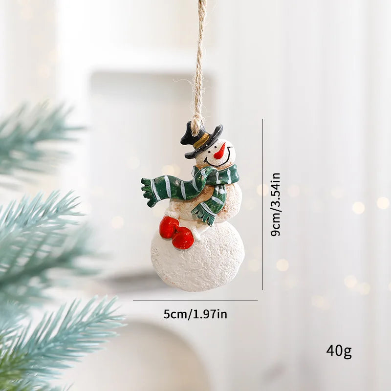 BRAVIX FestiveCharm – Resin Christmas Tree Pendant Ornaments, DIY Handmade Jewelry & Home Decor
