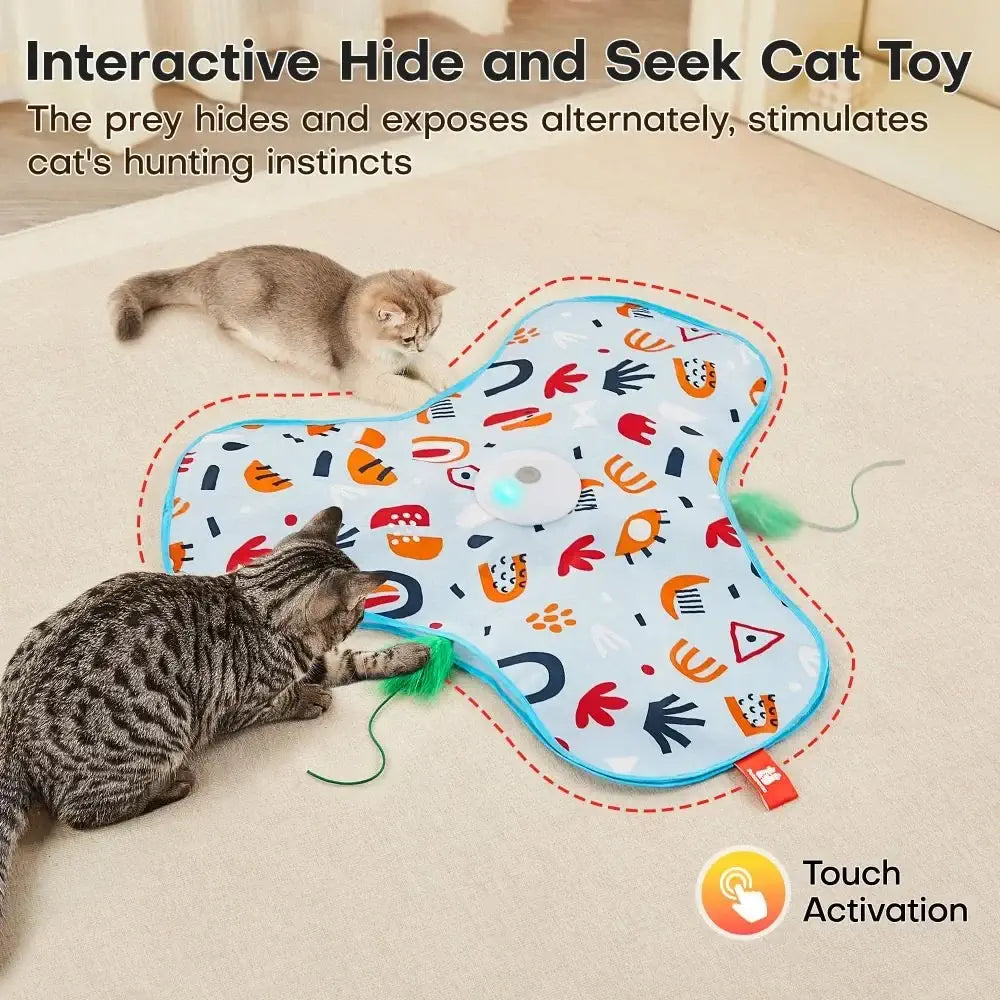 BRAVIX FeralPlay — Smart Hide & Seek Cat Toy