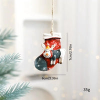 BRAVIX FestiveCharm – Resin Christmas Tree Pendant Ornaments, DIY Handmade Jewelry & Home Decor