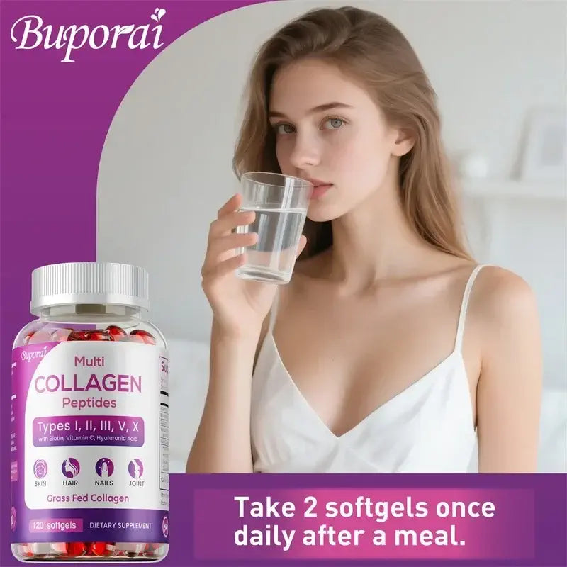 BRAVIX VitalCollagen - Collagen Peptides for Skin, Hair, Nails & Gut Health