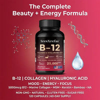 BRAVIX EnergyB12 - Energy, Mood & Immune Support Formula