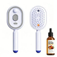 BRAVIX VaporBrush – Anti-Frizz Steaming Detangling Brush