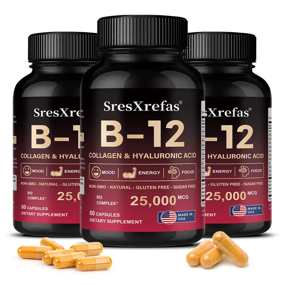 BRAVIX EnergyB12 - Energy, Mood & Immune Support Formula