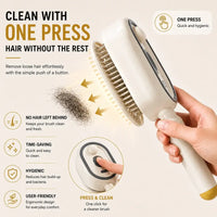 BRAVIX VaporBrush – Anti-Frizz Steaming Detangling Brush