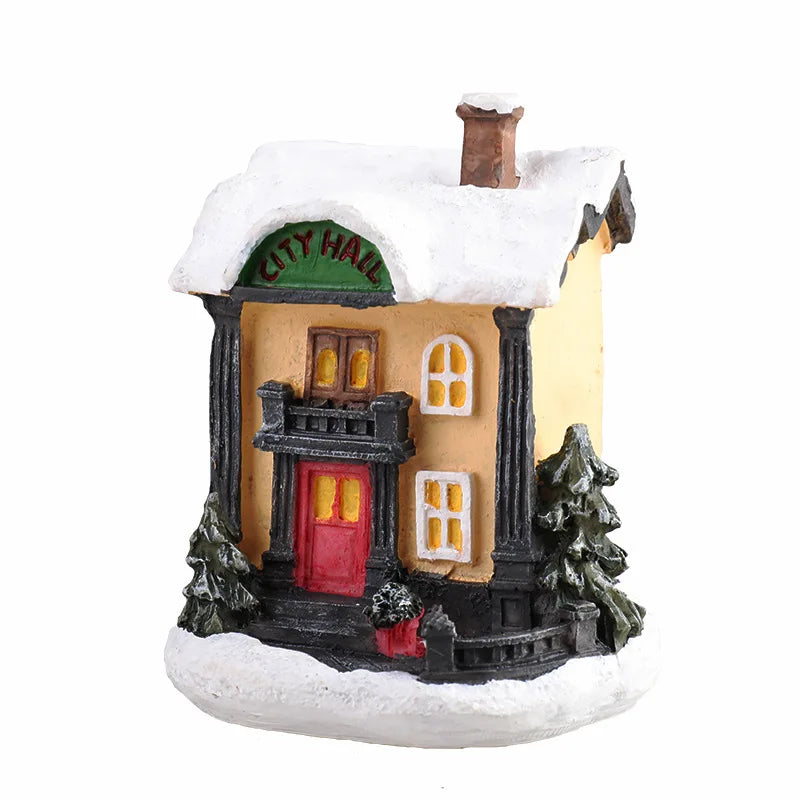BRAVIX HolidayGlow – Mini Christmas House LED Night Light, Home & Bedroom Holiday Decoration