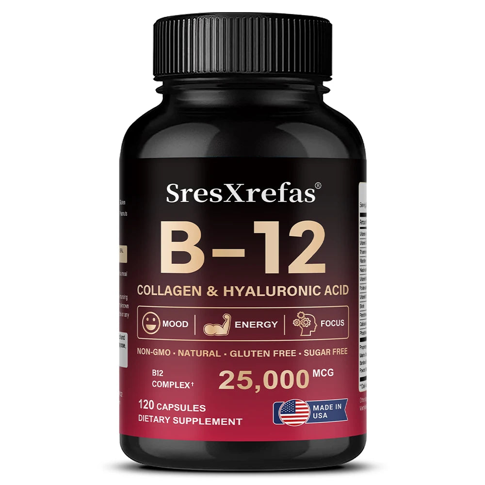 BRAVIX EnergyB12 - Energy, Mood & Immune Support Formula