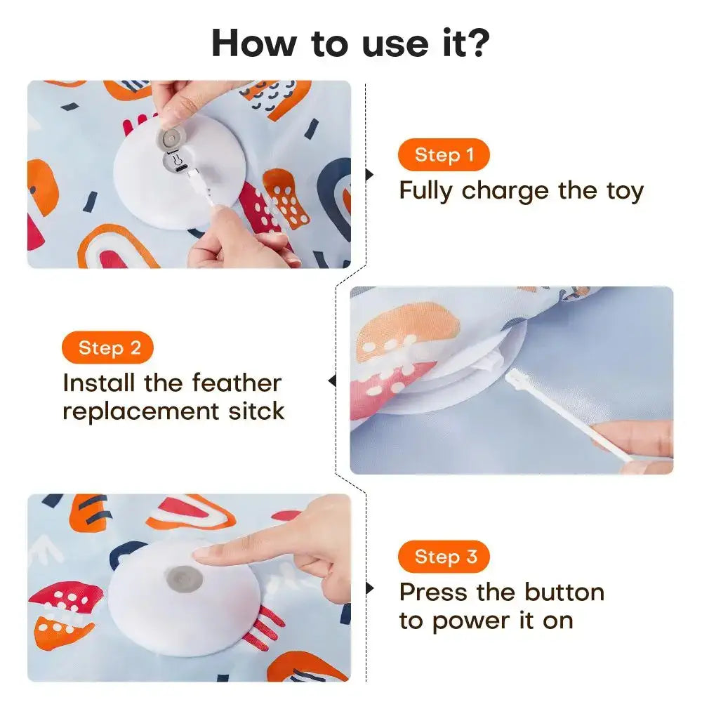 BRAVIX FeralPlay — Smart Hide & Seek Cat Toy