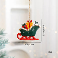 BRAVIX FestiveCharm – Resin Christmas Tree Pendant Ornaments, DIY Handmade Jewelry & Home Decor